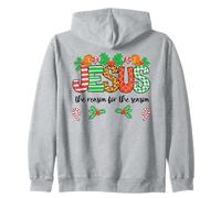 Jesus is The Reason for The Season Christmas Christian Theme Sweat à Capuche