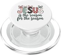 Jesus is The Reason for The Season Christmas Christmas PopSockets PopGrip pour MagSafe