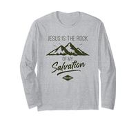 Jesus is The Rock of My Salvation - Psalm 62:6 Faith Verse Manche Longue