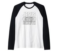 Jesus is The Ultimate Deadlifter Manche Raglan