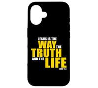 Jesus is The Way The Truth and The Life - John 14:6 Bible Coque pour iPhone 16