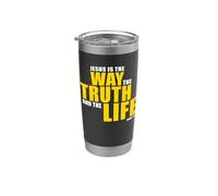 JESUS is the WAY the TRUTH and the LIFE - John 14:6 Bible Gobelet isotherme en acier inoxydable double paroi