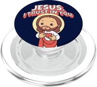 Jésus, J'Ai Confiance en toi, Divine Miséricorde pour Les Enfants, Adorable catholique PopSockets PopGrip pour MagSafe