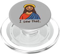 Jésus, J'Ai vu ce drôle de mème chrétien PopSockets PopGrip pour MagSafe