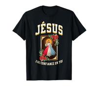 Jésus Je Fais Confiance en Toi. Version des Roses Rouges T-Shirt