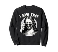 Jésus, Je l'ai vu, Citation drôle de mème de Jésus, Christian & Jesus Sweatshirt