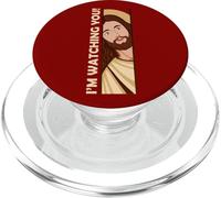 Jésus - Je Te Regarde - Meme chrétien drôle PopSockets PopGrip pour MagSafe
