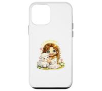 Jésus Kawaii Chibi Good Shepherd Art Coque pour iPhone 12 Mini