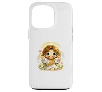 Jesus Kawaii Chibi Open Arms Come to Me Welcome Art Coque pour iPhone 13 Pro