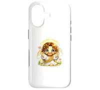 Jesus Kawaii Chibi Open Arms Come to Me Welcome Art Coque pour iPhone 17