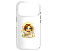 Jesus Kawaii Chibi Open Arms Come to Me Welcome Art Coque pour iPhone 17 Pro