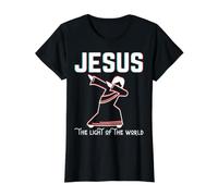 Jésus la lumière du Monde Dieu chrétien Noël Pâques T-Shirt Graphique avec Valeur