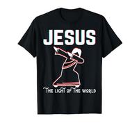 Jésus la lumière du Monde Dieu chrétien Noël Pâques T-Shirt Graphique avec Valeur