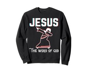 Jésus la Parole de Dieu Dab Love Chrétien Pâques Noël Sweatshirt
