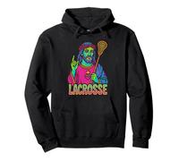 Jésus Lacrosse - Amoureux de Crosse chrétien coloré Sweat à Capuche