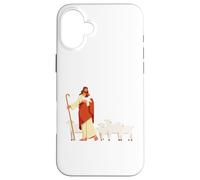 Jésus Le Bon Pasteur. Christian, Vie éternelle, Joie, Espoir Coque pour iPhone 16 Plus