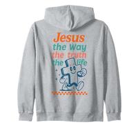 Jésus, Le Chemin de la vérité, de la Vie, de la Croix, Verset biblique rétro Sweat à Capuche