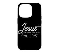 Jésus, Le Chemin, la vérité, la Vie - Design chrétien Coque pour iPhone 14 Pro
