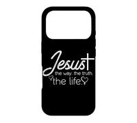 Jésus, Le Chemin, la vérité, la Vie - Design chrétien Coque pour iPhone 17 Pro