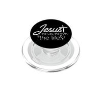 Jésus, Le Chemin, la vérité, la Vie - Design chrétien PopSockets PopGrip pour MagSafe