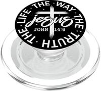 Jésus - Le Chemin, la vérité, la Vie Jean 14:6 PopSockets PopGrip pour MagSafe