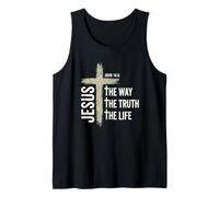 Jésus Le Chemin la Vérité la Vie la Foi chrétienne Débardeur