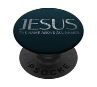 Jésus Le nom au-Dessus de Tous Les Noms PopSockets PopGrip Adhésif