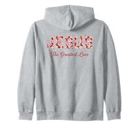 Jésus Le Plus Grand Amour Foi chrétienne Amour inspirant Sweat à Capuche