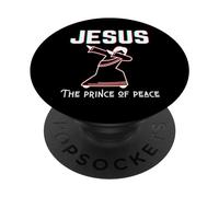 Jésus Le Prince de la Paix Chrétien Noël Pâques Dieu PopSockets PopGrip Adhésif