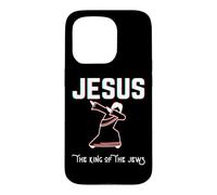 Jésus Le Roi des juifs Dieu chrétien Noël Pâques Coque pour iPhone 15 Pro