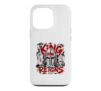 Jésus Le Roi règne Toujours la Foi du Chevalier chrétien Coque pour iPhone 13 Pro