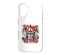 Jésus Le Roi règne Toujours la Foi du Chevalier chrétien Coque pour iPhone 17