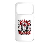 Jésus Le Roi règne Toujours la Foi du Chevalier chrétien Coque pour iPhone 17 Pro