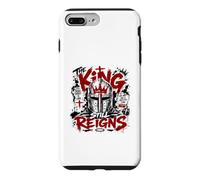 Jésus Le Roi règne Toujours la Foi du Chevalier chrétien Coque pour iPhone 7 Plus/8 Plus