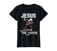 Jésus Le Sauveur Dabbin Love God Chrétien Pâques Noël T-Shirt Graphique avec Valeur