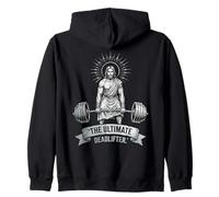 Jésus Le soulevé de Terre Ultime Christian Gym Faith Workout Sweat à Capuche