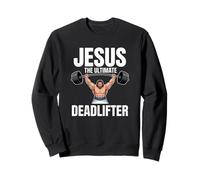 Jésus Le soulevé de Terre Ultime - Jésus Deadlifter Christian Sweatshirt