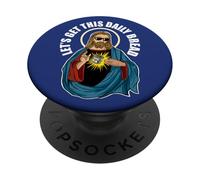 Jésus Let's Get This Daily Bread PopSockets PopGrip Adhésif