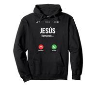 Jésus Llamando Chrétien Espagnol Religieux Cristianos Dieu Sweat à Capuche