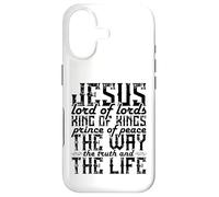 Jesus Lord of Lords King of Kings Prince of Peace The Way Coque pour iPhone 17