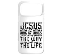Jesus Lord of Lords King of Kings Prince of Peace The Way Coque pour iPhone 17 Pro Max