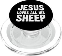 Jesus Loves All His Sheep PopSockets PopGrip pour MagSafe