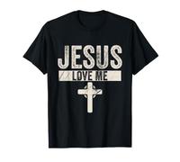 Jesus Loves me Christian Religious Jesus Christian His/Her T-Shirt