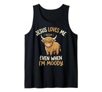 Jesus Loves Me Even When I'm Moody Débardeur