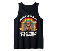 Jesus Loves Me Even When I'm Moody Débardeur