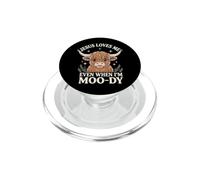 Jesus Loves Me Even When I'm Moody PopSockets PopGrip pour MagSafe