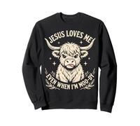 Jesus Loves Me Even When I'm Moody Sweatshirt
