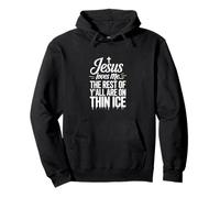 Jesus Loves Me Faith Citation Humour chrétien Sweat à Capuche