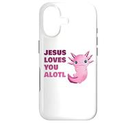 Jesus Loves You Alotl - Axolotl Christian Faith Adult & Kids Coque pour iPhone 17