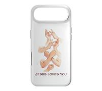 Jesus Loves You - American Sign Language Watercolor Coque pour iPhone Air